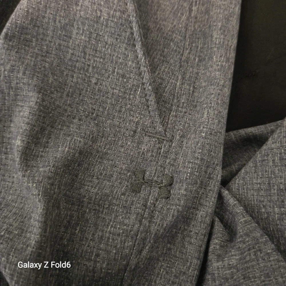 Under Armour Performance Pants Gray 40x32 Moisture-Wicking‎ Stretch Mens
